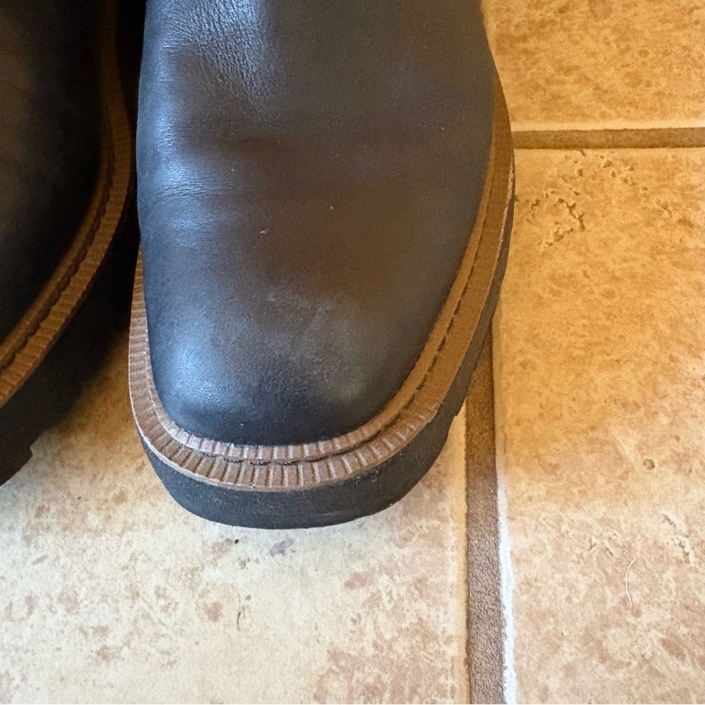 Sam Edelman Laguna Chelsea Boot - Black Lug Sole Sz 9.5 - Picture 3 of 10